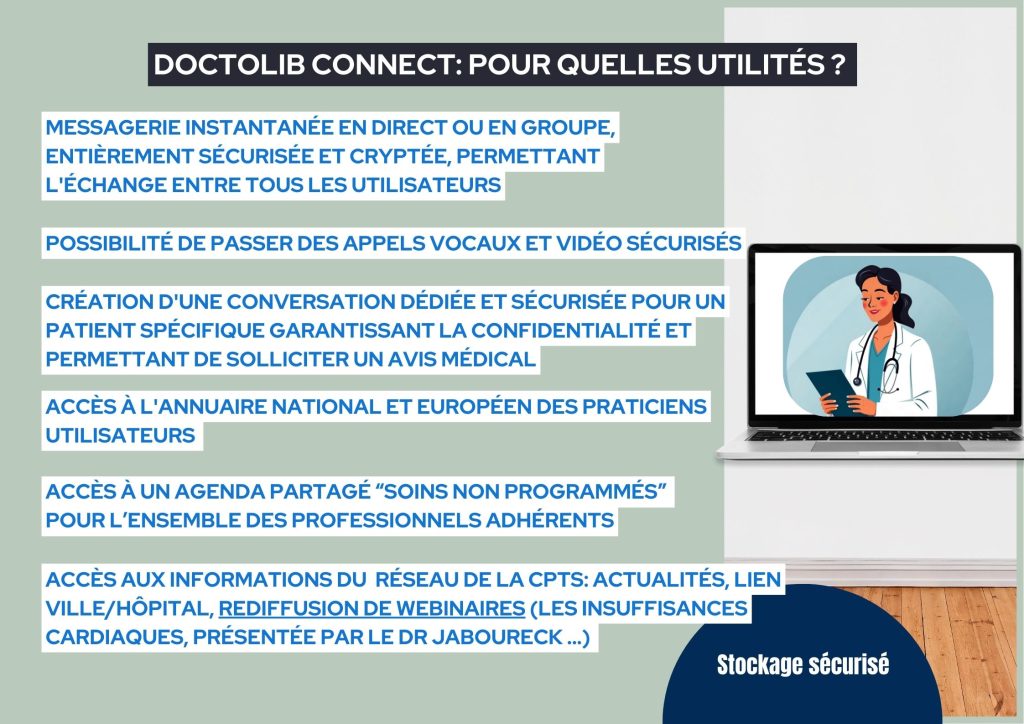 Ce que vous permez doctolib connect